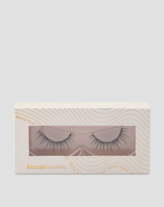 Gene false pe o bandă 2d pentru utilizare repetată Bambi Eyes moi și ușoare Bamm!Lashes - 1