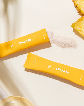 Colagen de băut GlowMe cu gust de ananas-mango Health Labs Care 30 pliculețe