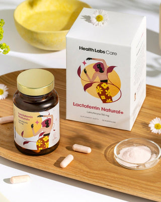 Supliment alimentar cu lactoferină 150 mg din lapte de vacă Lactoferrin Natural+ Health Labs Care