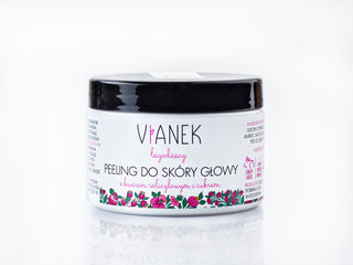 Exfoliant liniștitor pentru scalp cu acid salicilic și zahăr pentru mătreața Vianek