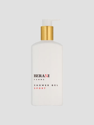 Gel de duș natural Sport pentru curățarea pielii după un antrenament intens Berani Femme - 1