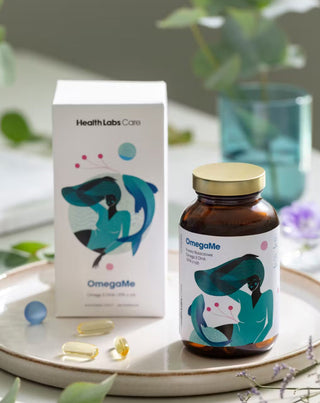 OmegaMe Acizi grași Omega3 EPA și DHA din pește pentru susținerea activității inimii și a creierului Health Labs Care