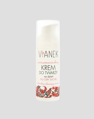 Cremă de față antirid Vianek pentru ten uscat cu trifoi roșu - 1