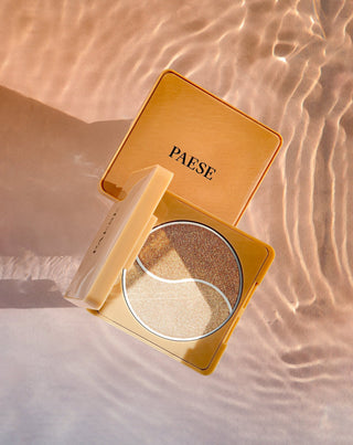 Pudră bronzantă și de netezire a texturii pielii Self Glow Medium Paese