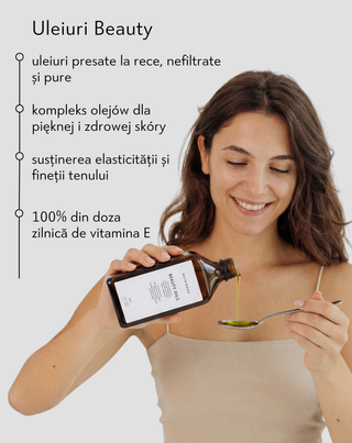 Uleiuri de băut pentru piele cu Omega-6 și vitamina E Beauty Nutridome 250 ml - 3