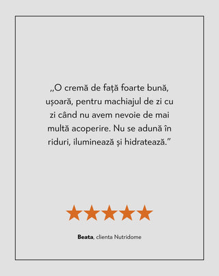 Crema BB hidratanta spf 50 cu acid hialuronic si vitamina C 03 Light Beige Nutridome - 6