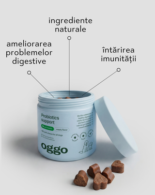 Probiotice pentru câini karma suplimentară pentru câini pentru digestie, sistem digestiv și imunitate Oggo 180 g - 5