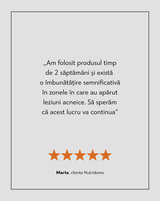 Nutridome ser cu ceramide regeneratoare impotriva acneei - 5