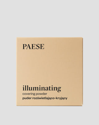Pudră presată pentru față opaca iluminatoare culoare 3C bej auriu Illuminating Paese