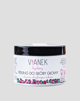 Exfoliant liniștitor pentru scalp cu acid salicilic și zahăr pentru mătreața Vianek - 1