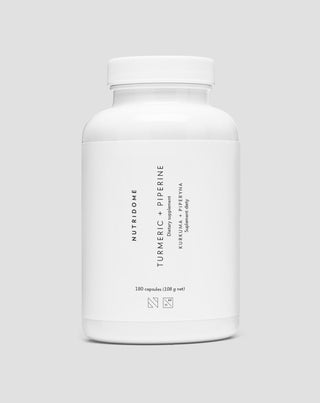 Turmeric și piperină pentru susținerea digestiei și a funcției hepatice supliment alimentar Nutridome 180 de capsule - 1