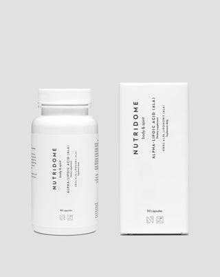 Acid alfa lipoic ALA care susține metabolismul glucozei Nutridome supliment alimentar 60 buc. - 2