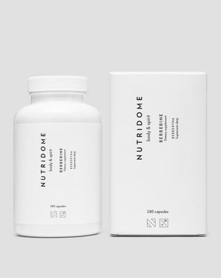 Berberine HCl comprimate pentru scăderea colesterolului, zahărului și tensiunii arteriale Nutridome 180 capsule_1
