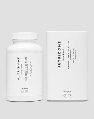 Magneziu + B6 Forte citrat de magneziu pentru crampe la picioare, gambe, oboseală și stres Nutridome 180 capsule - 4