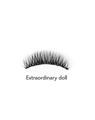 Gene false pe o bandă 2d pentru utilizare repetată, efect natural Extraordinary Doll Bamm!Lashes - 2