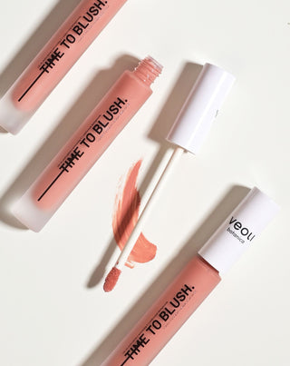 Fard de obraz cremă Time to Blush cu vitamina C și colagen vegetal de Veoli Botanica