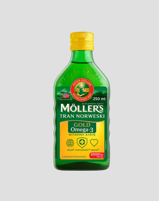 Trank norvegian cu aromă de lămâie Gold Moller's cu 2000 UI de vitamina D3 - 1
