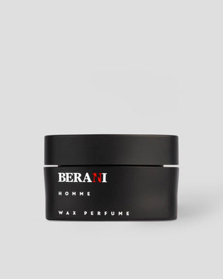 Parfum în ceară cu unt de mango cu parfum de lemn de santal, vanilie și tutun Berani
