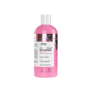 Șampon colorant pentru păr blond roz cu keratină vegană so!flow