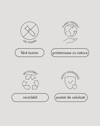 Set de agrafe de par ondulate - perla, verde, roz Twisty 3 buc. - 6