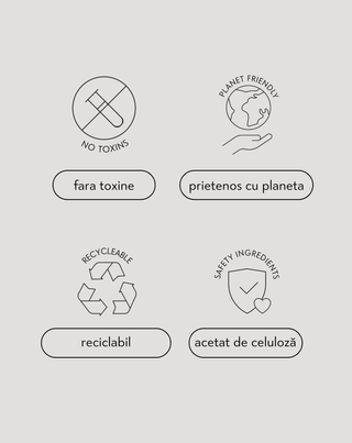 Set de agrafe de par ondulate perla, verde, roz Twisty 3 buc. - 3