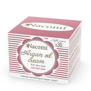 Cremă de noapte cu argan cu acid hialuronic +30 Nacomi