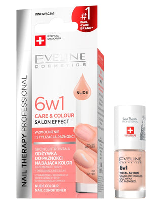 Un balsam concentrat pentru unghii 6 în 1, Nude Eveline