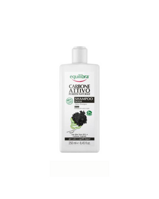 Șampon de curățare cu cărbune activ și aloe vera Equilibra