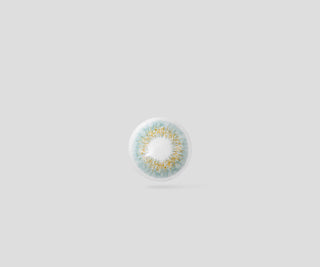 Lentile de contact lunare de culoare verde acvamarin-mentă clare green moons no. 2 Ovio