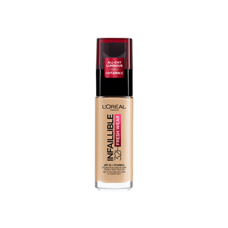 Fond de ten de lungă durată cu SPF 25 Infaillible Fresh Wear 100 Linen L'Oreal Paris