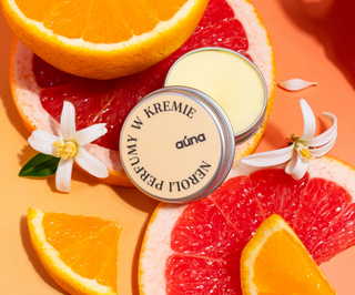 Parfum botanic în cremă floare de portocal și grepfrut cu ulei și ceară de jojoba Neroli Auna