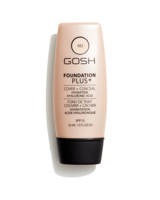 Fluid de acoperire și corectare, care lasă un finisaj satinat FOUNDATION PLUS+ Ivory Gosh