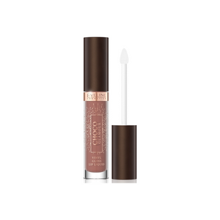 Ruj lichid cu efect glossy lips 01 Ruby Chocolate Choco Glamour Eveline