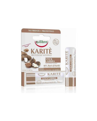 Balsam de buze cu unt de shea, ulei de jojoba și vit. E Equilibra