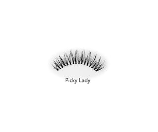 Gene false 2d reutilizabile, ușoare și moi Picky Lady Bamm!Lashes
