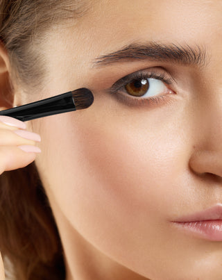 Pensula pentru fard de pleoape cu peri sintetici plat rotunjiti Nutridome - 2