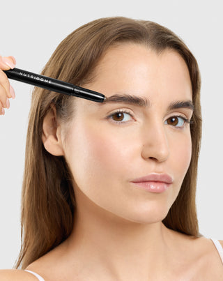 Ceara maro pentru sprancene cu ulei de ricin cu efect de laminare Nutridome - 2