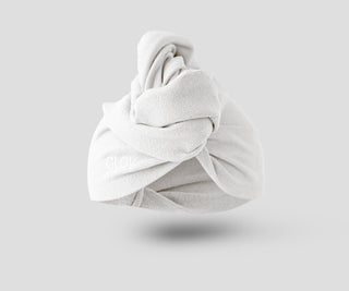 Turban de păr absorbant care scurtează timpul de uscare pentru toate tipurile de păr.Wrap Glov - 1