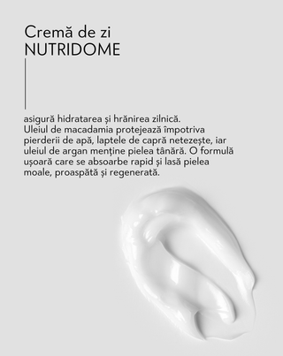 Crema de fata hidratanta antirid de zi cu ulei de macadamia Nutridome - 3