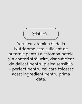 Vitamina C Nutridome 5% ser de fata pentru pete faciale - 3