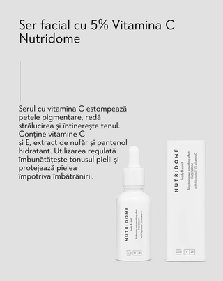 Vitamina C Nutridome 5% ser de fata pentru pete faciale - 4