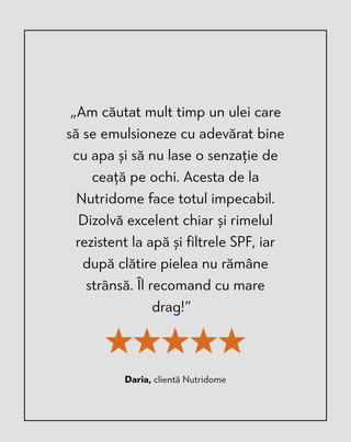 Ulei demachiant pentru curățarea tenului de machiaj și impurități Nutridome - 5