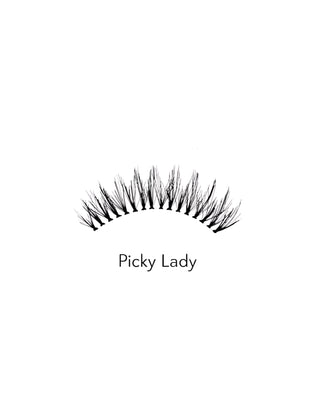 Gene false 2d reutilizabile, ușoare și moi Picky Lady Bamm!Lashes - 2