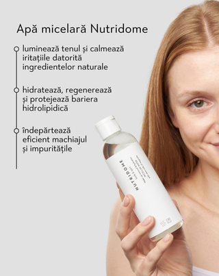 Lotiune micelara pentru demachiere cu celule stem de magnolie Nutridome - 3