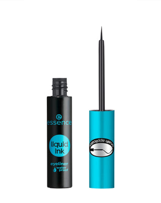 Eyeliner lichid negru rezistent la apă liquid ink eyeliner waterproof 01 Essence