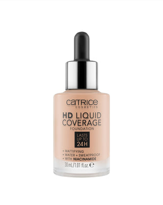 Fond de ten opac 24 de ore bej trandafir 020 Catrice