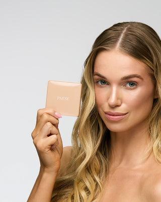 Bronzer presat Selfglow 02 Warm cu ingrediente active pentru conturarea feței Paese