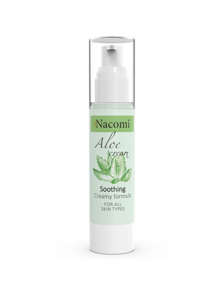Cremă de față hidratantă Nacomi cu aloe vera pentru toate tipurile de piele