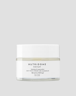 Crema de fata hidratanta antirid de zi cu ulei de macadamia Nutridome