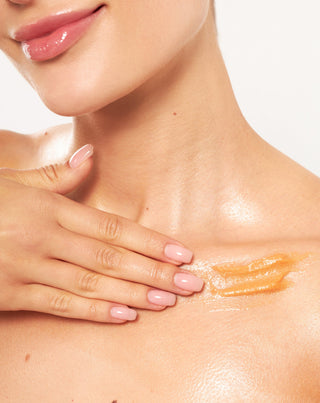 Ulei de corp stralucitor cu efect de stralucire cu ulei de jojoba si ulei de argan Nutridome